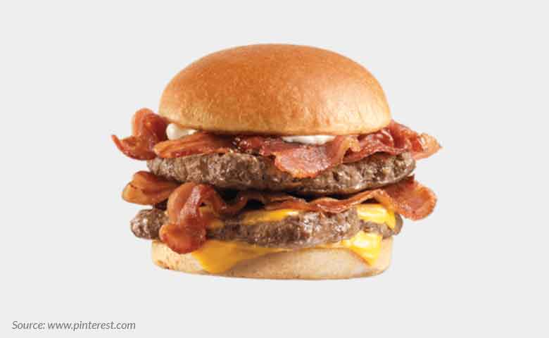 Five Guys Bacon Cheeseburger