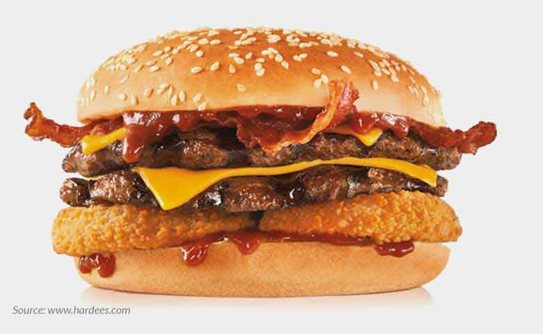 Hardee’s Double Cheeseburger