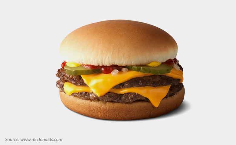 McDonalds Double Cheeseburger