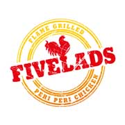 Five Lads Menu UK