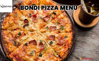 Bondi Pizza Menu Price Australia