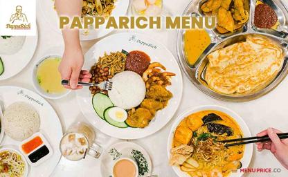 Papparich Menu Price Australia