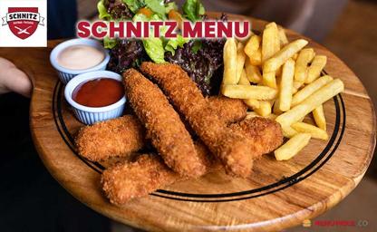 Schnitz Menu Price Australia