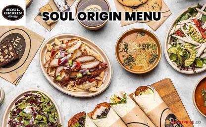 Soul Origin Menu Price Australia