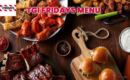 TGI Fridays Menu Price Australia