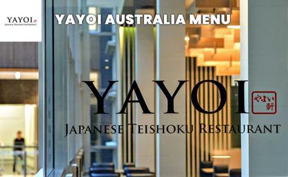 Yayoi Menu Price Australia