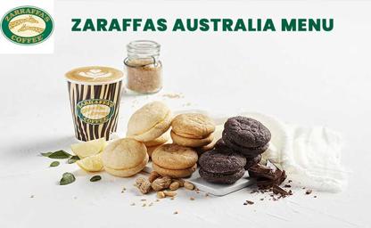 Zarraffas Menu Price Australia