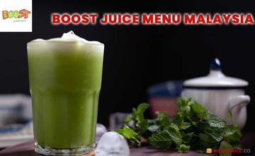Boost Juice Menu Price Malaysia