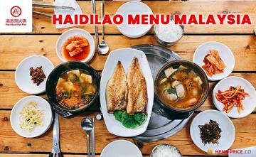 Haidilao Menu Price Malaysia