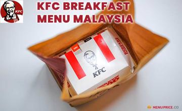 KFC Breakfast Menu Price Malaysia