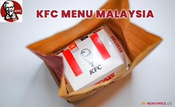 KFC Menu Price Malaysia