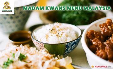 Madam Kwan's Menu Price Malaysia