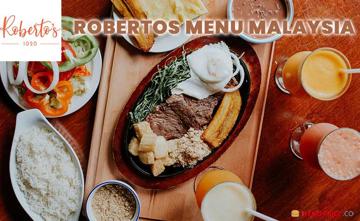 Robertos Menu Price Malaysia