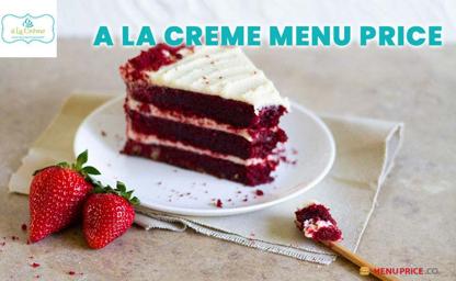 A La Creme Menu Price Philippines