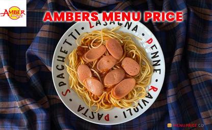 Ambers Menu Price Philippines