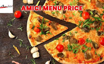 Amici Menu Price Philippines