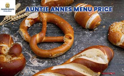 Auntie Anne's Menu Price Philippines