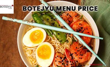Botejyu Menu Price Philippines