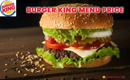 Burger King Menu Price Philippines
