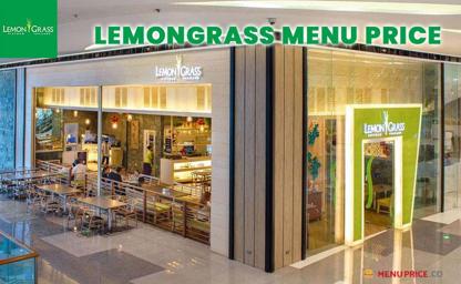 Lemongrass Menu Price Philippines
