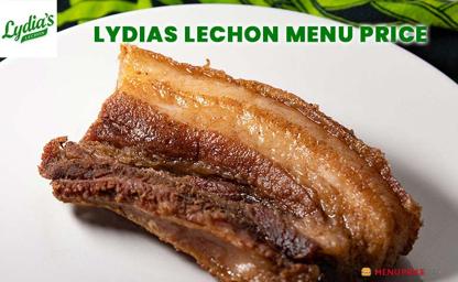 Lydia's Lechon Menu Price Philippines