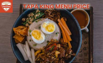 Tapa King Menu Price Philippines