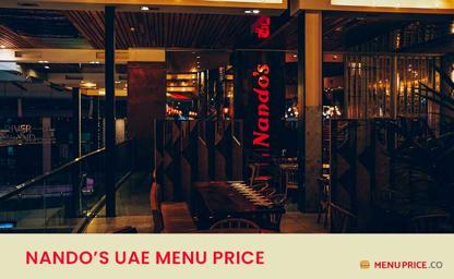 Nando's Menu Price UAE