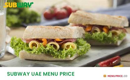 Subway Menu Price UAE
