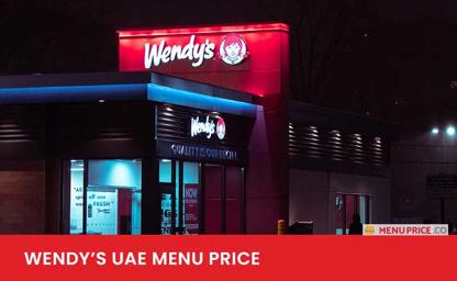 Wendy's Menu Price UAE